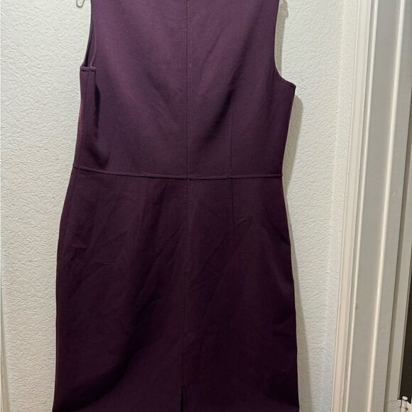 LAFAYETTE 148 Burgundy Wool Dress Size 14 - Picture 4 of 9